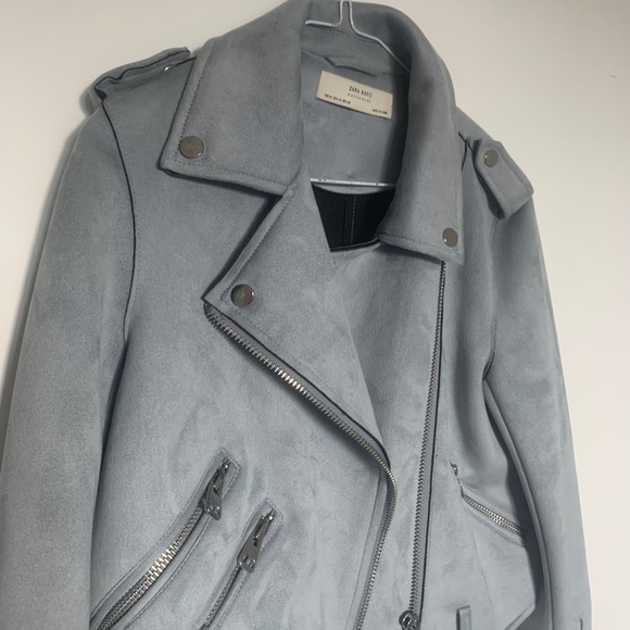 COPY - Blue suede jacket - Picture 4 of 4